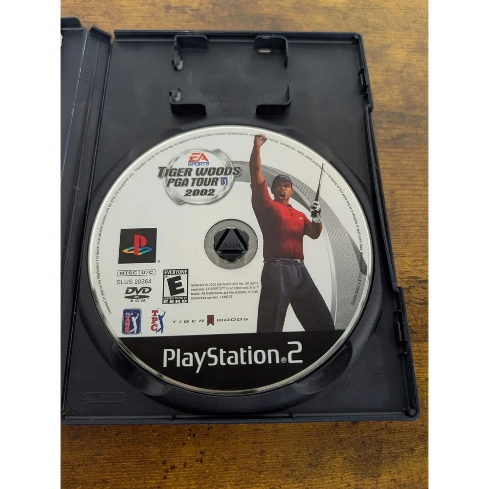 Tiger‎ Woods PGA Tour 2002 (Sony PlayStation 2, 2002) PS2 Complete